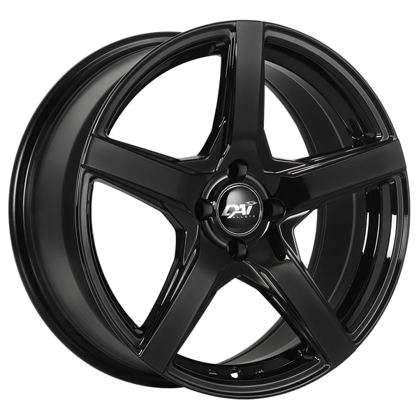 DAI WHEELS COR 14X6.0 4X100 38 73.1 GLOSS BLACK - TheWheelShop.ca