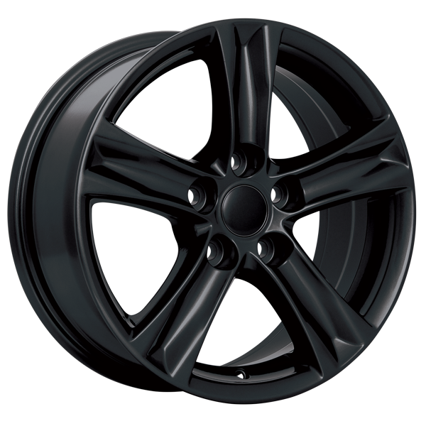 ART REPLICA 28 17X7.5 5X114.3 35 60.1 GLOSS BLACK - TheWheelShop.ca