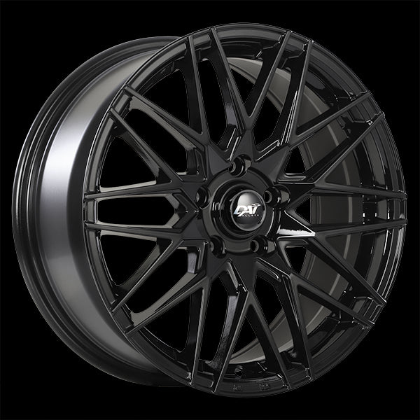 DAI WHEELS NERVE 17X7.5 5X114.3 42 67.1 GLOSS BLACK - TheWheelShop.ca