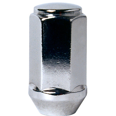 Acorn XL Chrome Nut 1PC 60° Bulge-7/16" RH-21mm Hex