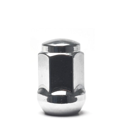 Acorn Chrome Nut 1PC Radius (R12) Seat-12x1.50mm-19mm Hex
