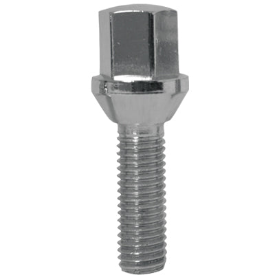 Acorn Chrome Bolt 60° Seat - 12x1.25mm - 28mm Shank - 19mm Hex