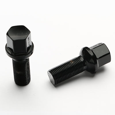 Acorn Black Bolt Radius (R13) Seat - 14x1.25mm - 30mm Shank - 17mm Hex