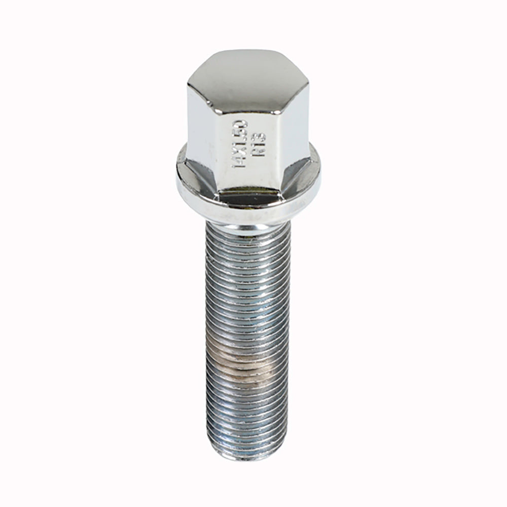 Acorn Chrome Bolt R13 Radius Seat-14x1.50mm-50mm Shank-17mm Hex