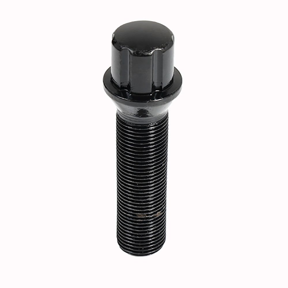 6 Spline Black Bolt 60° Seat-15x1.25mm-50mm Shank-17/19mm Hex