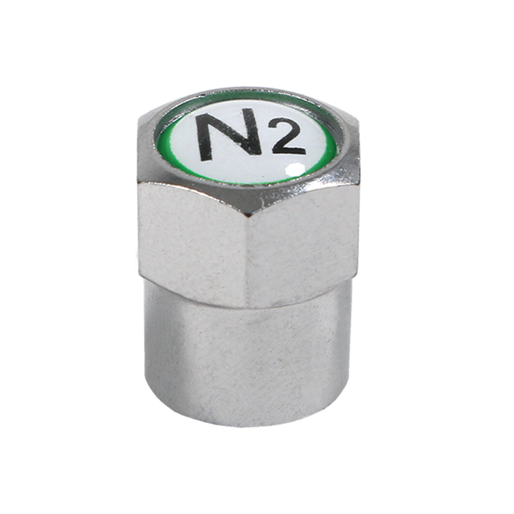 Plastic Chrome N2 Tire Valve Cap