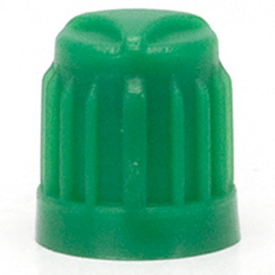 Green Plastic Tire Valve Cap