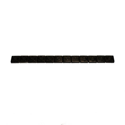 Stick On Weight - Black - 28 pcs 12 x 0.25 oz / 7 g