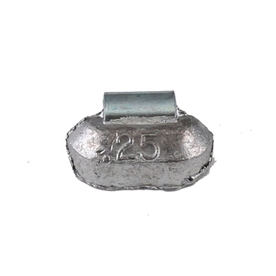 Clip On Weight - "P" Type 50pcs x 0.25 oz / 7 g