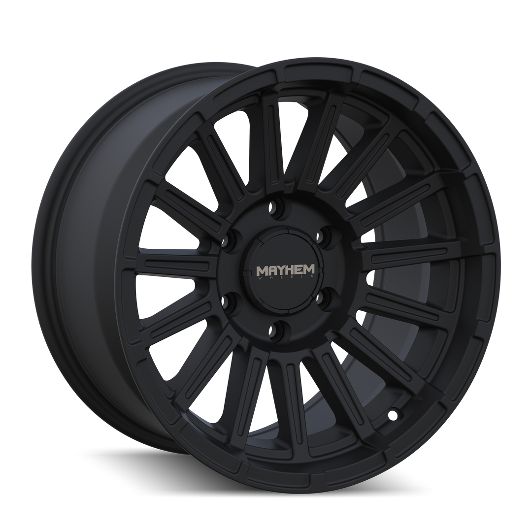 Mayhem Granite 8309 17x9 6x139.7 0 106.1 Satin Black