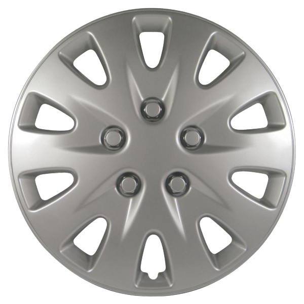 DAI Snap-On Hubcaps - 17'' Silver - Set Of 4