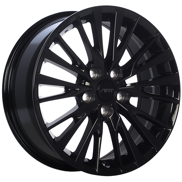 ART REPLICA 189 17X7.0 5X114.3 40 60.1 GLOSS BLACK - TheWheelShop.ca