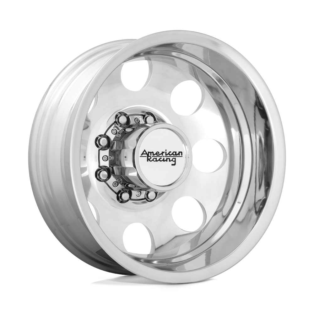 American Racing AR204 Baja Dually 16x6 8x170 -134 125.1 Polished - Rear