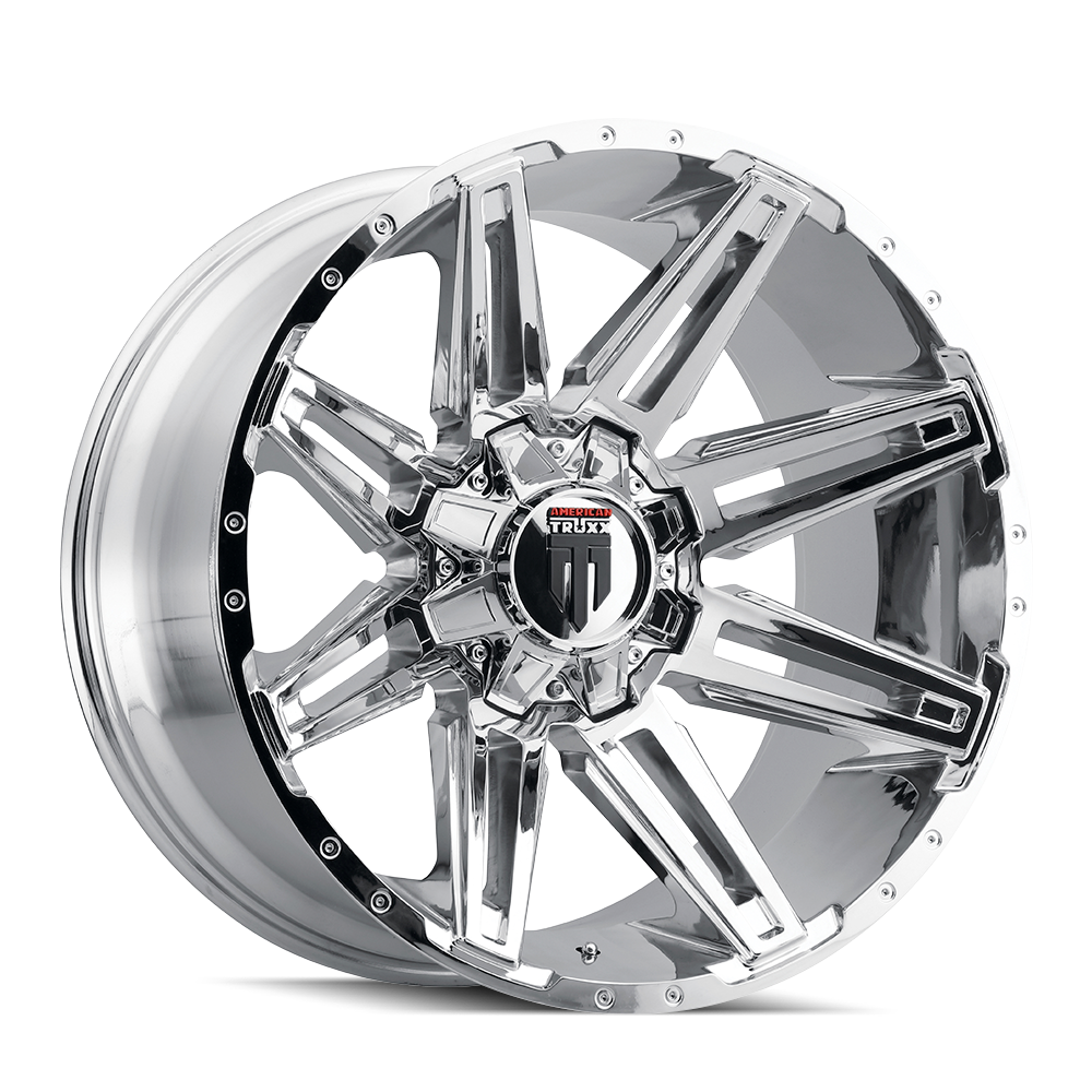 American Truxx Boom AT1903 18x9 8x170 -12 125.2 Chrome