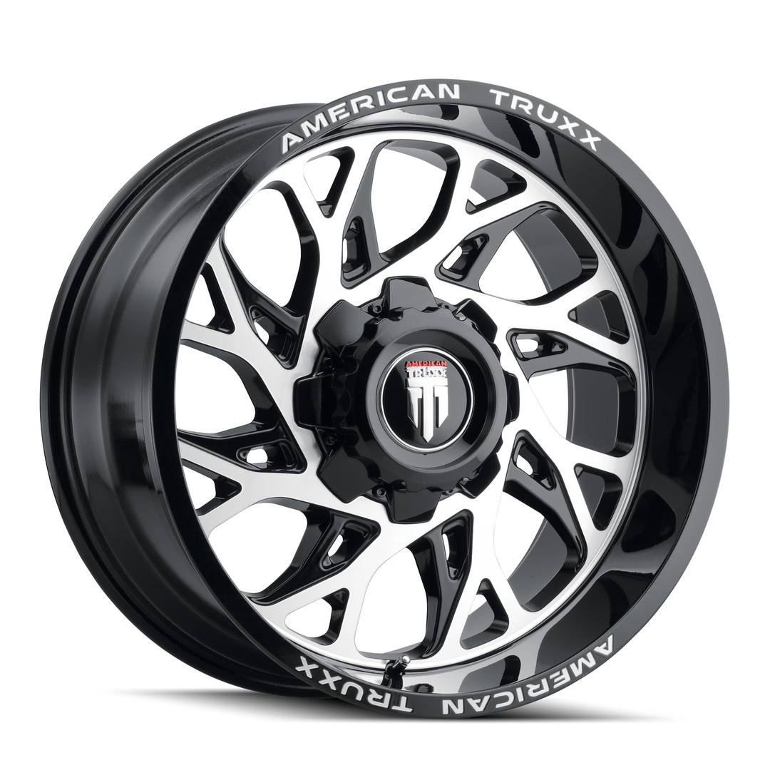 American Truxx Destiny AT1913 24x14 8x170 -76 125.2 Gloss Black Machined