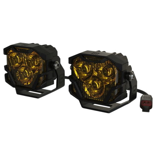 MORIMOTO OFFROAD 4B HXB LED PODS SPOT/YELLOW SET