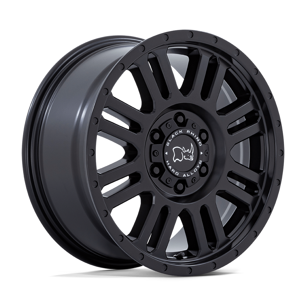 Black Rhino Yellowstone 18x8 5x130 48 78.1 Matte Black
