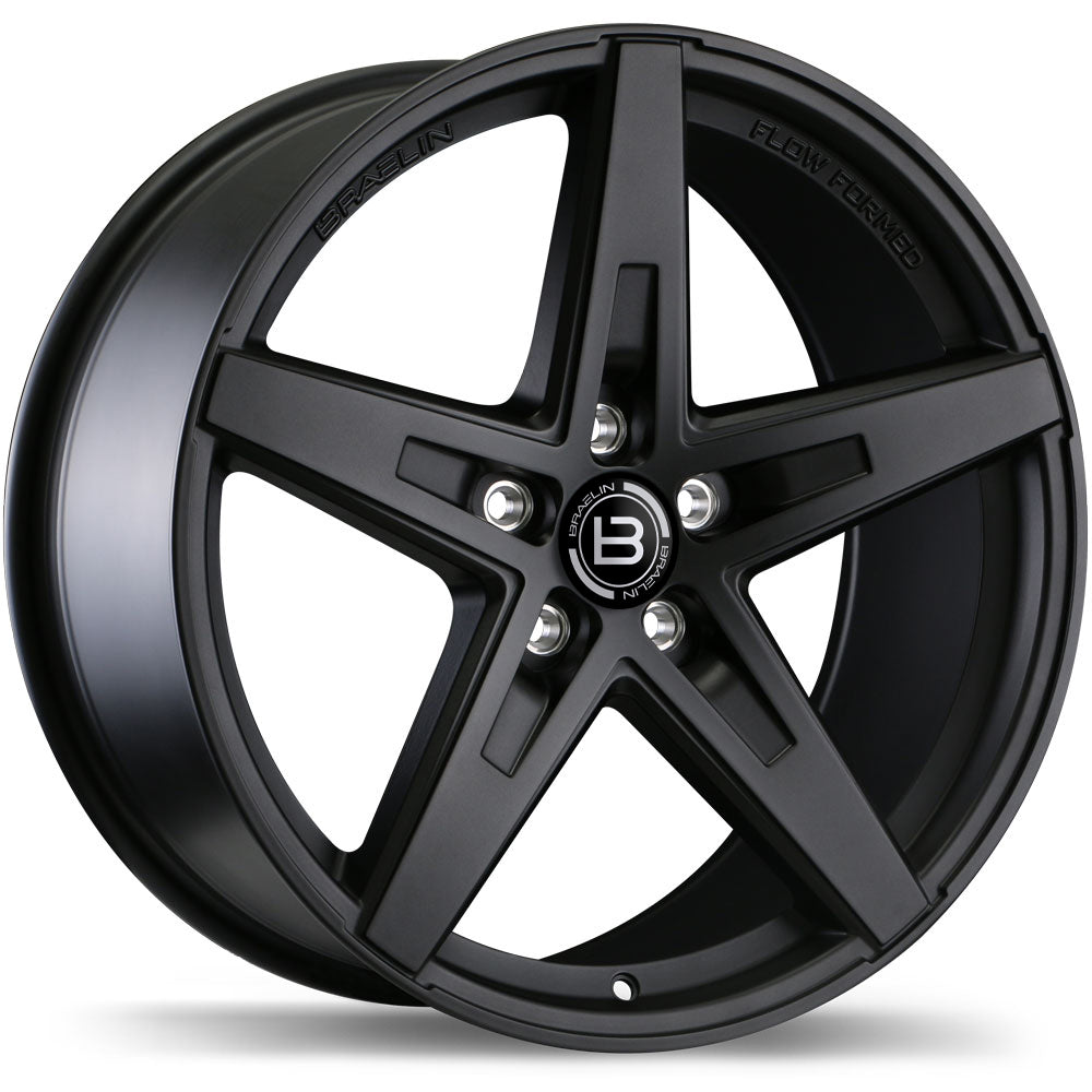BRAELIN BR08 20X8.5 5X112 +35 66.5 MATTE BLACK