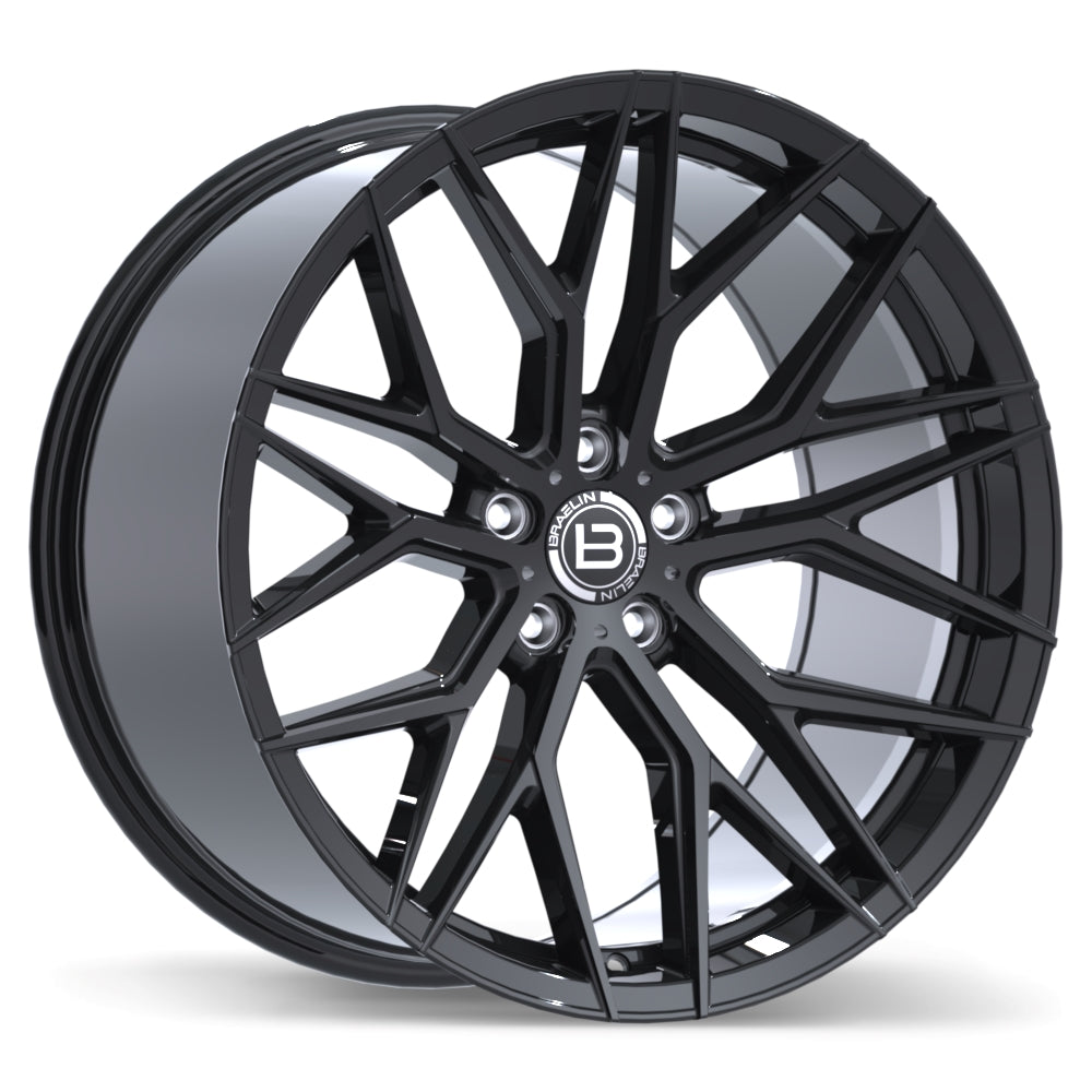 BRAELIN BR10 20X10.5 5X120MM +30 72.6 GLOSS BLACK
