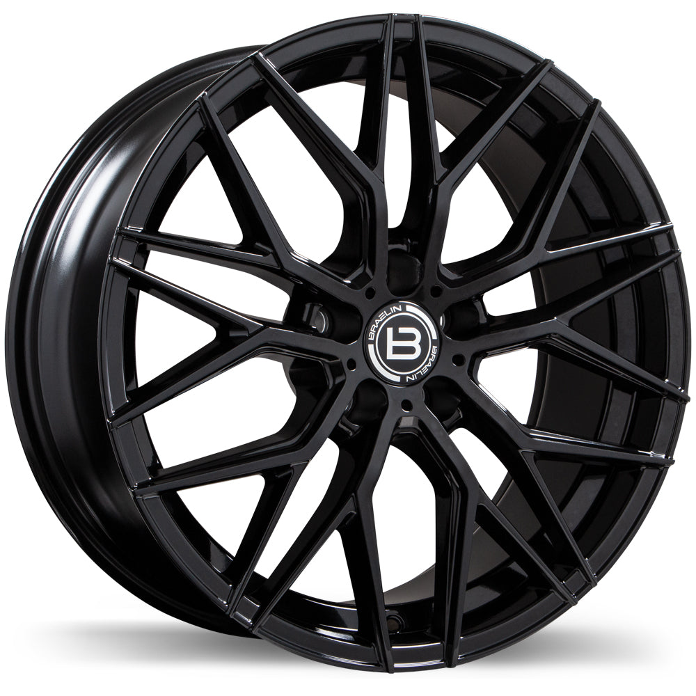 BRAELIN BR10 20X9.0 5X114.3 +25 66.1 GLOSS BLACK