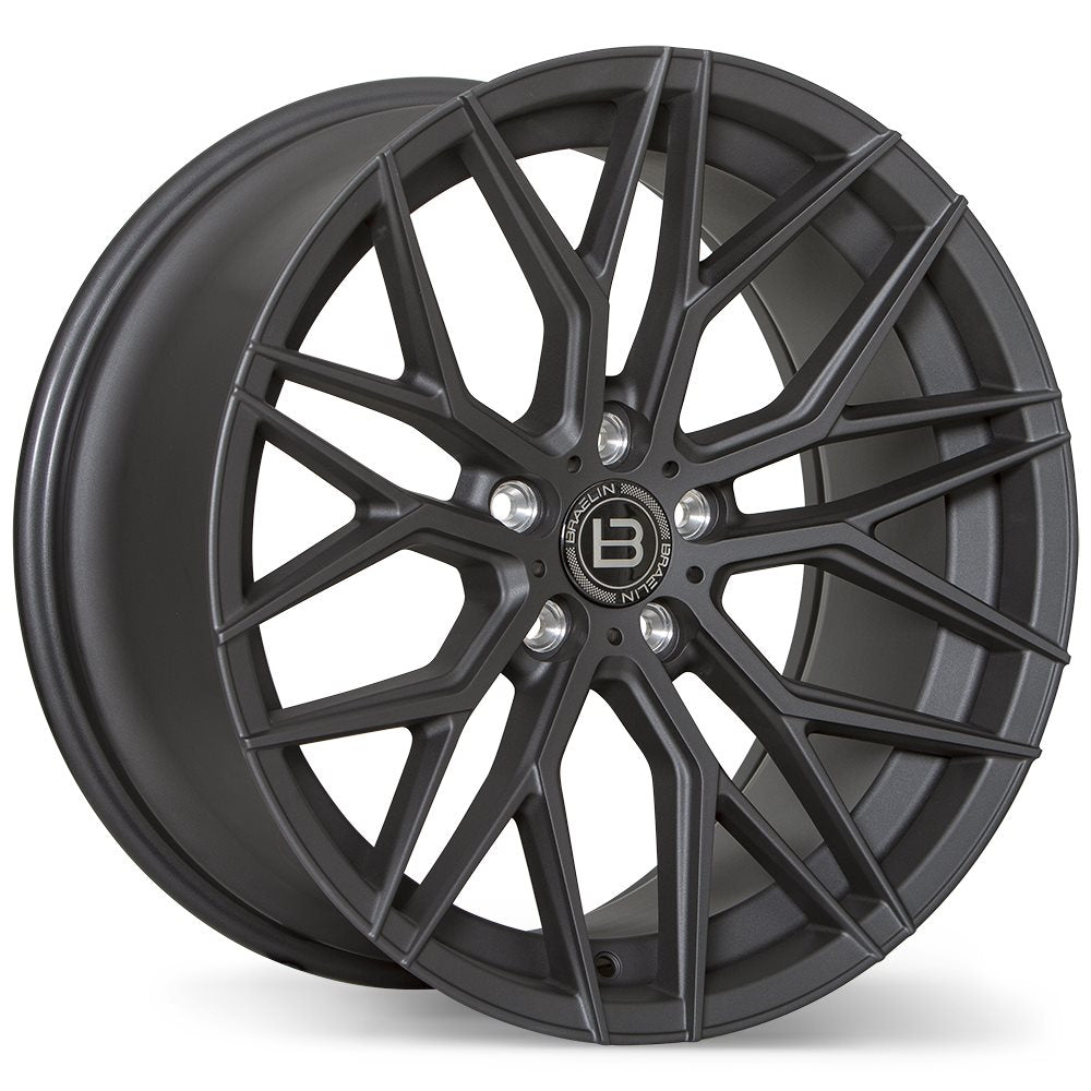 BRAELIN BR10 19X9.5 5X120MM +25 72.6 MATTE GRAPHITE - TheWheelShop.ca