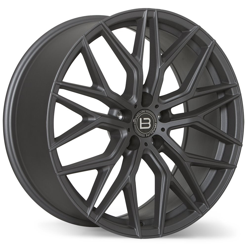 BRAELIN BR10 19X8.5 5X108MM +45 75.1 MATTE GRAPHITE - TheWheelShop.ca
