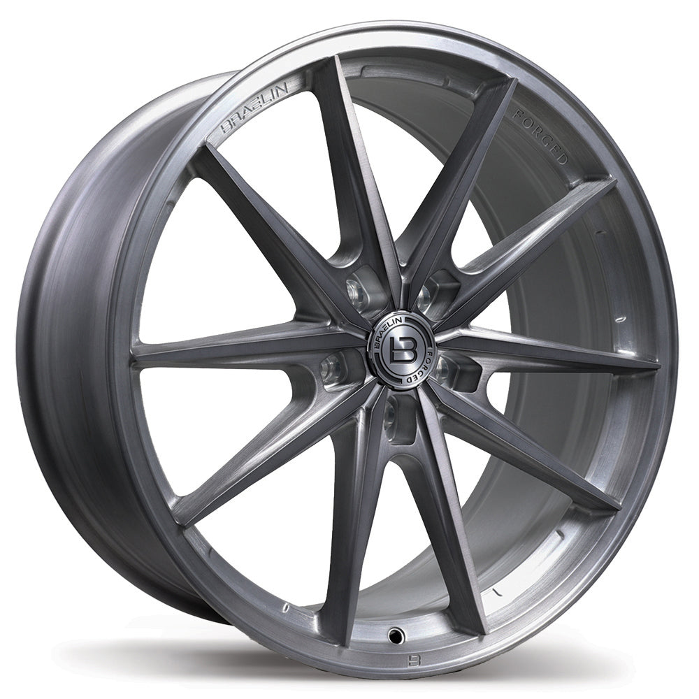 Braelin BRF1 20x9.0 5x110mm +25 65.1 Brushed Matte Carbon Grey
