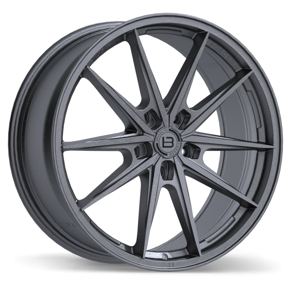 Braelin BRF1 20x9.0 5x112mm +45 57.1 Brushed Matte Carbon Grey