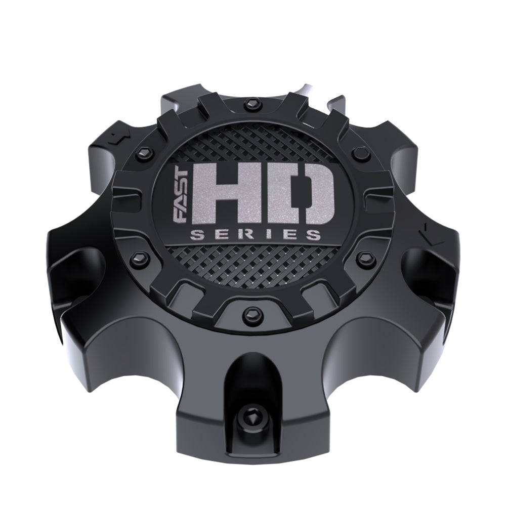 Satin Black Cap With Satin Black Hardware And Gunmetal Fast HD Series Logo - C-1310PF0BVF