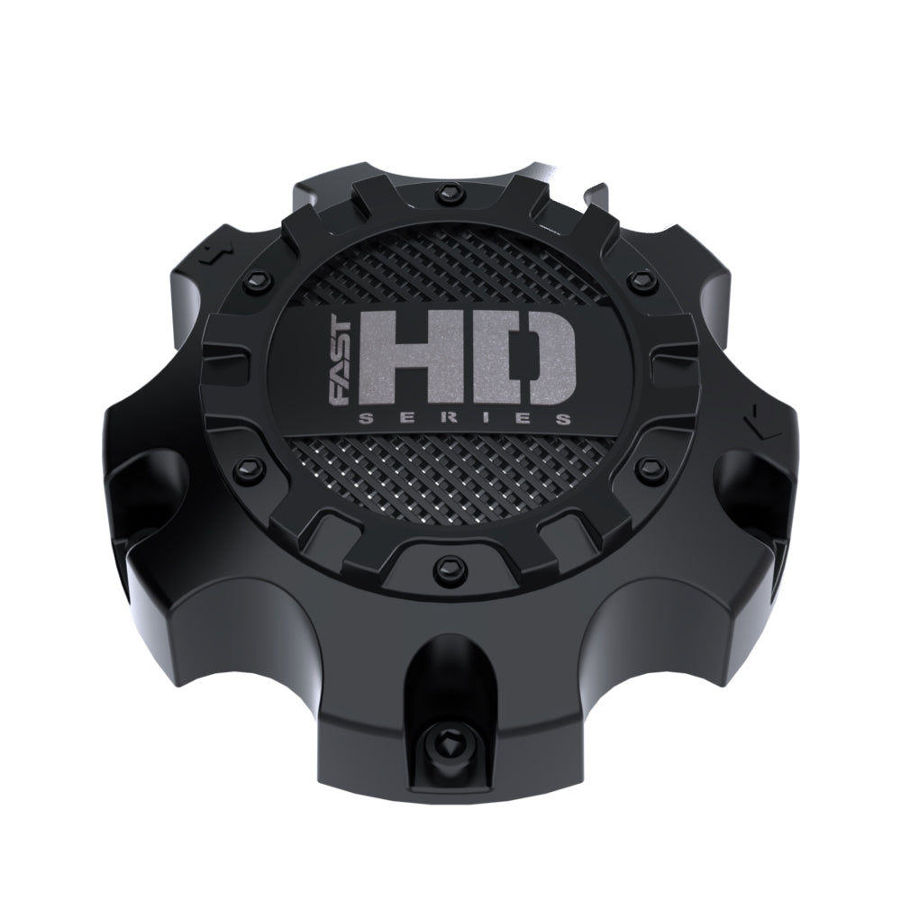 Satin Black Cap With Satin Black Hardware And Gunmetal Fast HD Series Logo - C-1350PF0BVF