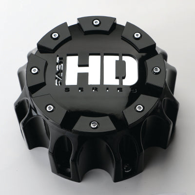 Black Long Cap With Chrome Fast HD Series Logo - C-1662PF0BCFX-2