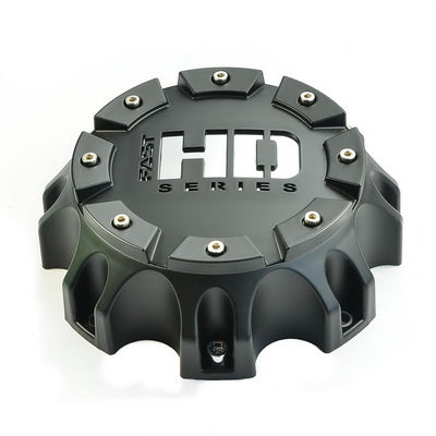 Matte Black Cap With Chrome Fast HD Series Logo - C-1663PF0BCF