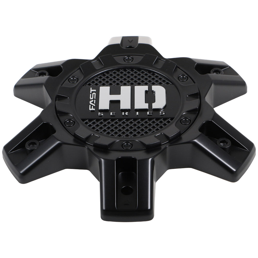 Satin Black Cap With Satin Black Hardware And Chrome Fast HD Series Logo - C-1750PF0FCF