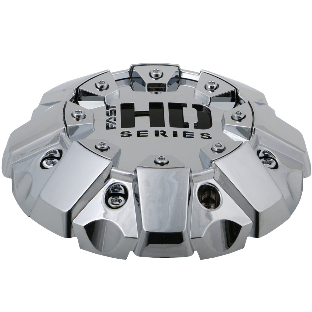 Chrome Cap- Chrome Hardware With Black Fast HD Series Logo