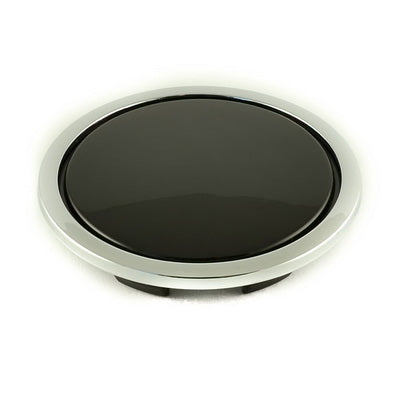 Black Cap With Chrome Ring - C-690PD10BC-1