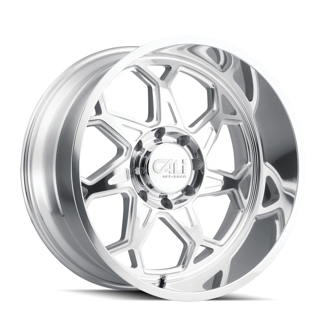 CALI OFF-ROAD SEVENFOLD 9111 20x10 8x170  -25 130.8 POLISHED - TheWheelShop.ca