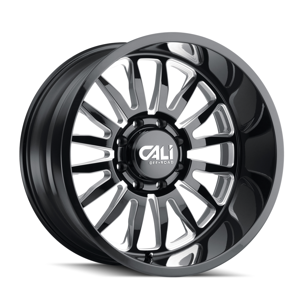 Cali Off-Road Summit 9110 20x12 8x180 -51 124.1 Gloss Black Milled