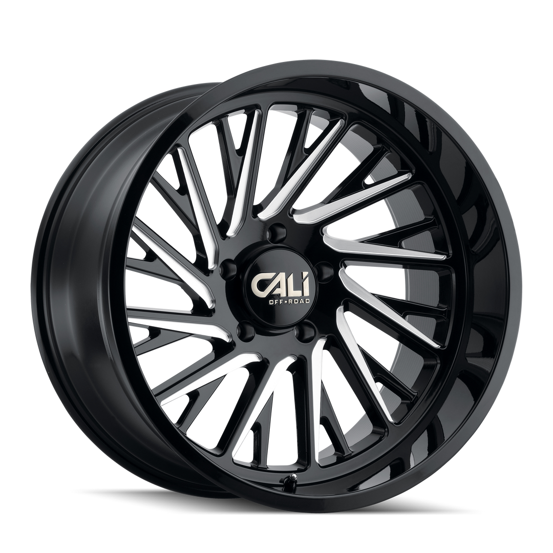 Cali Off-Road Purge 9114 22x12 6x135 -51 87.1 Gloss Black Milled