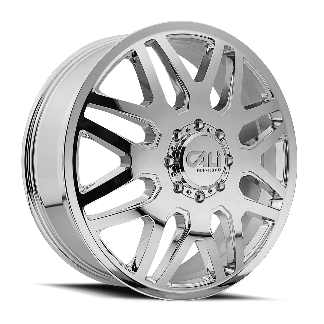 Cali Off-Road Invader Dually 9115D 24x8.25 8x210 115 154.2 Chrome