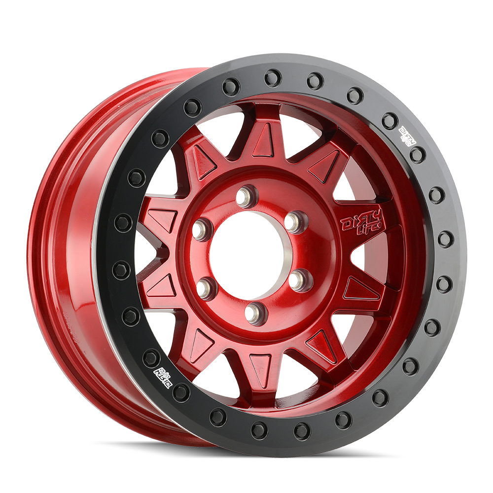 Dirty Life Roadkill Race 9302 17x9 8x165.1 -14 130.8 Gloss Crimson Candy Red