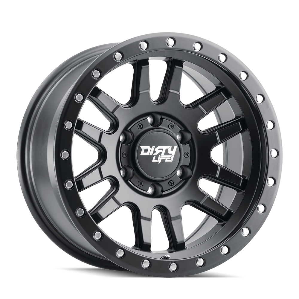 Dirty Life Canyon Pro 9309 17x9 5x127 -38 71.5 Satin Black