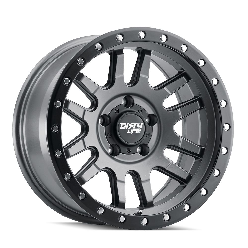 Dirty Life Canyon Pro 9309 17x9 5x127 -38 71.5 Satin Graphite