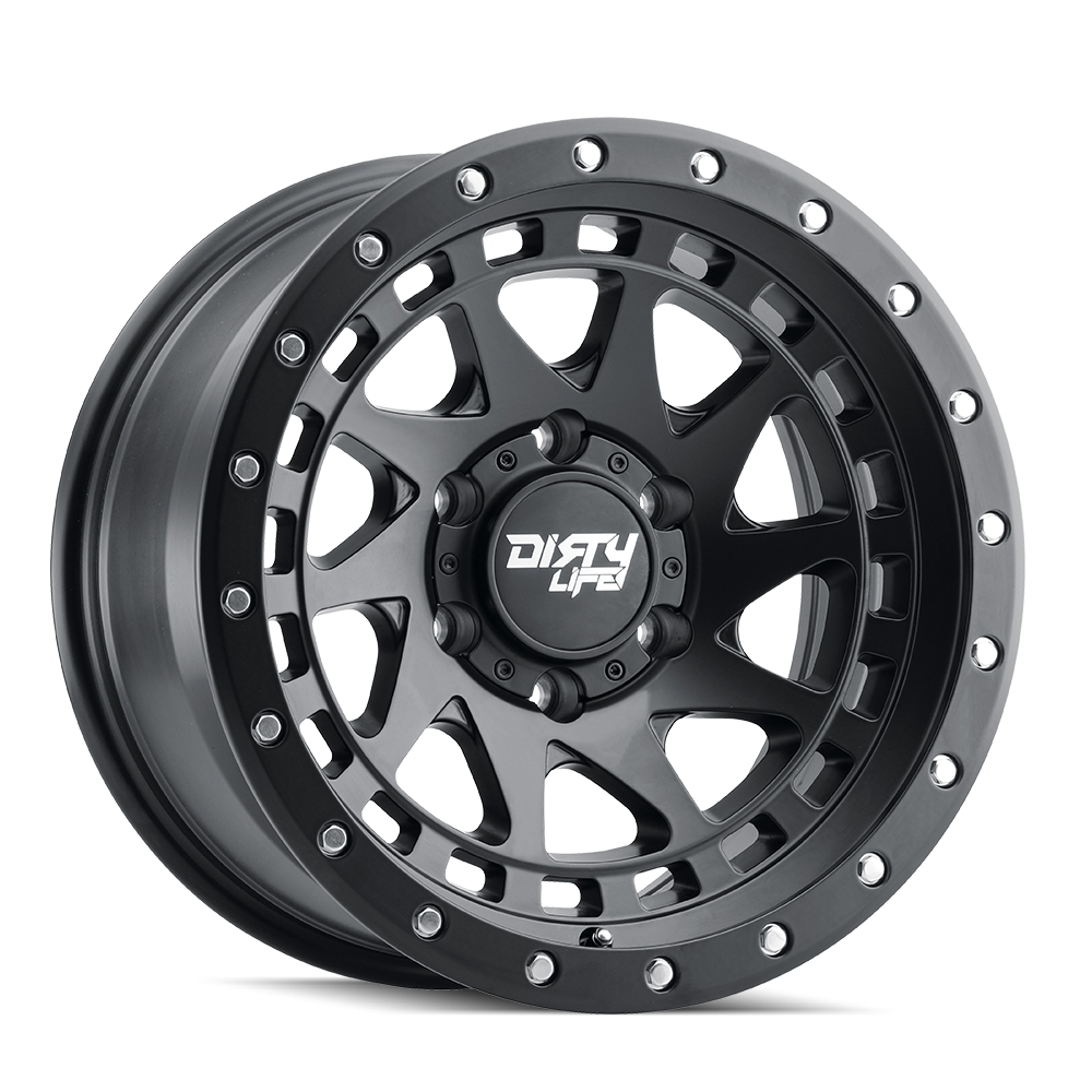 Dirty Life Enigma 9311 17x9 6x139.7 -12 106 Satin Black