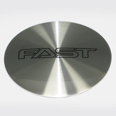 Machine Emblem With Black Outline (FAST) Logo - Dome - EM-566DLBF