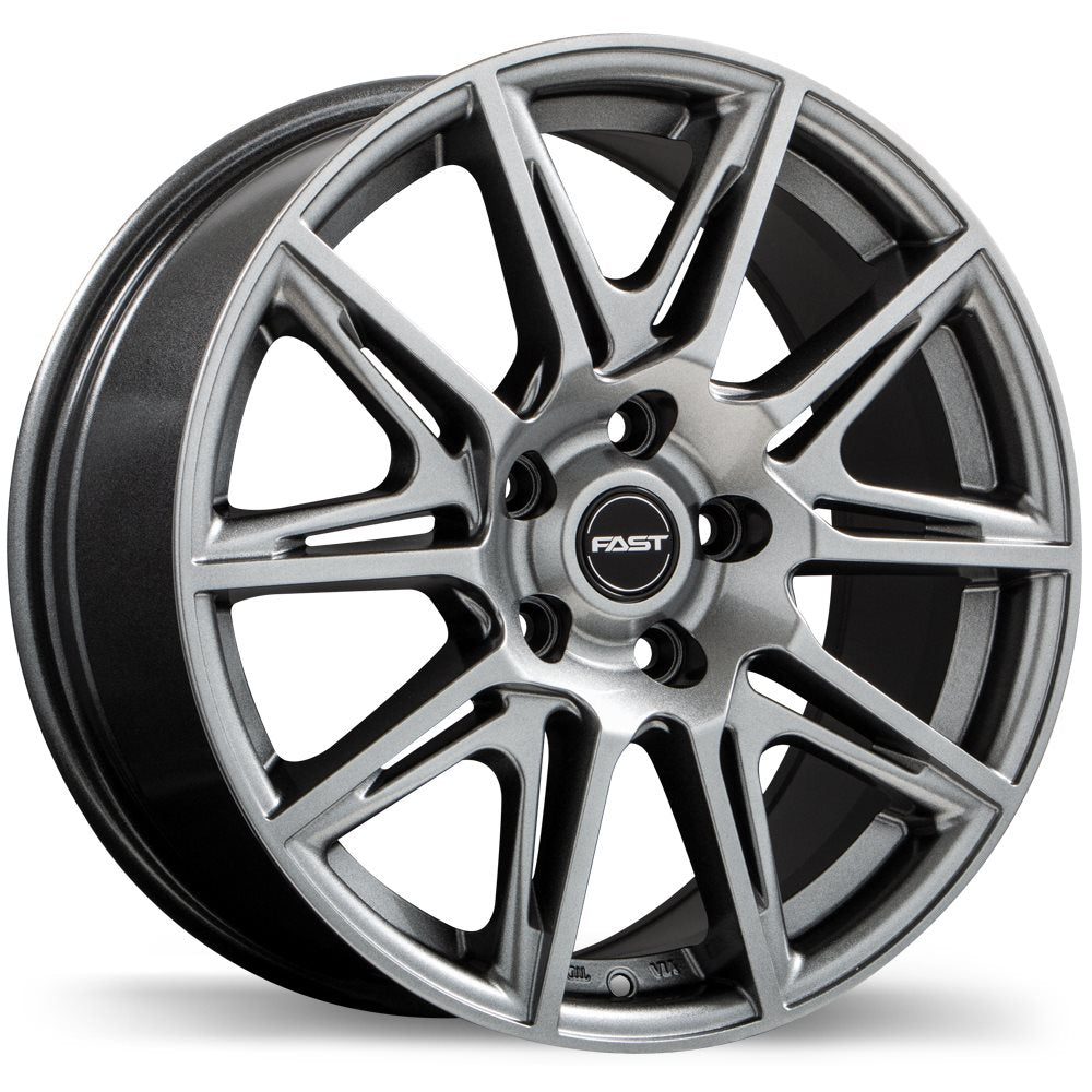 Fast Wheels Switch 18x8.0 5x114.3mm +45 66.1 Titanium