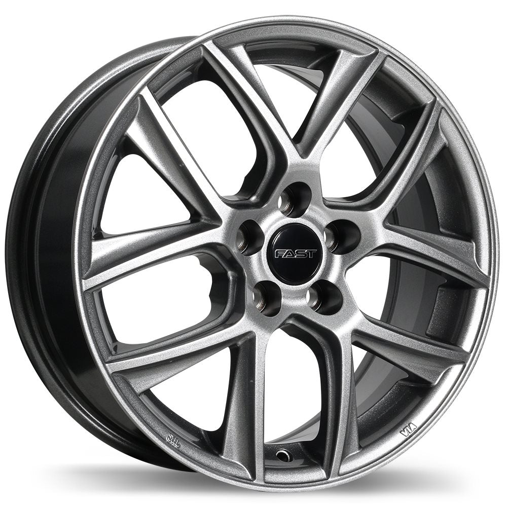Fast Wheels Tactic 16x6.5 5x100mm +40 54.1 Titanium