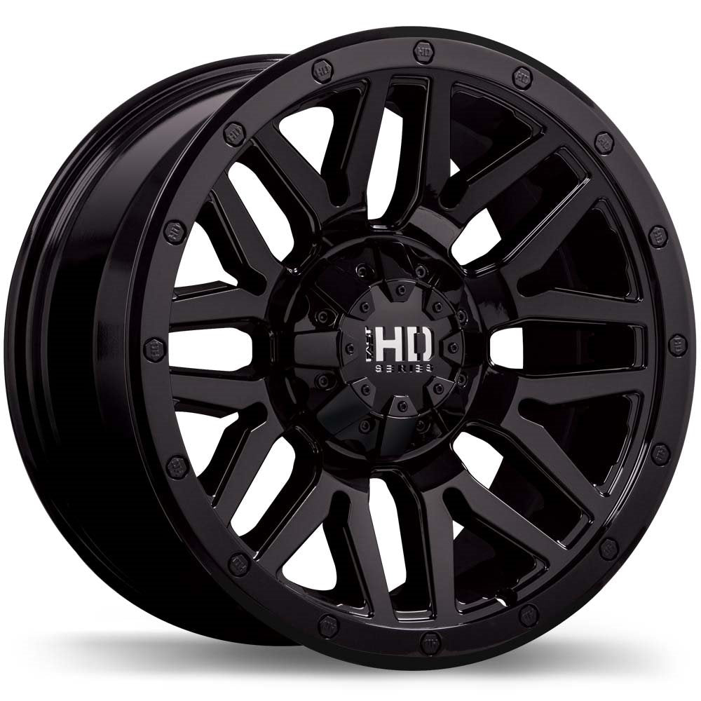FAST HD SERIES MENACE 20X9.0 6X139.7MM +15 106.1 GLOSS BLACK - TheWheelShop.ca