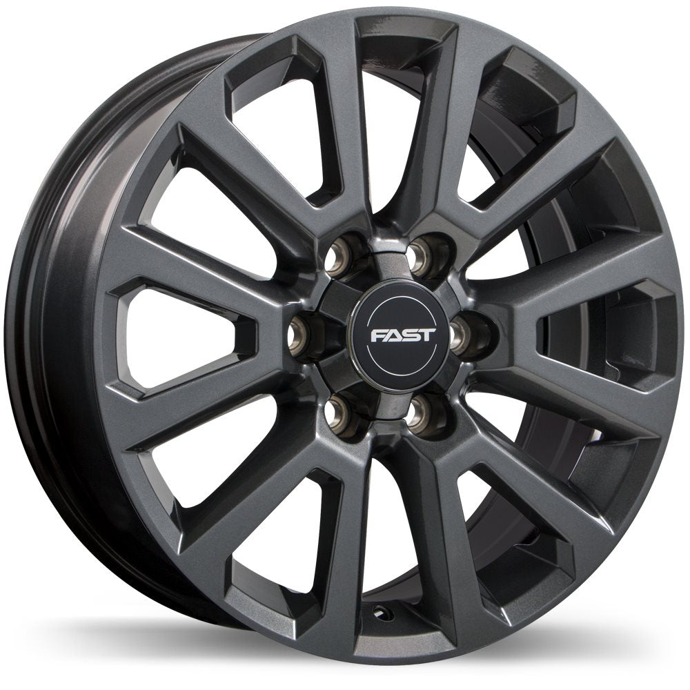 Fast Wheels Storm Ii 20x8.5 6x139.7mm +35 77.8 Gloss Gunmetal