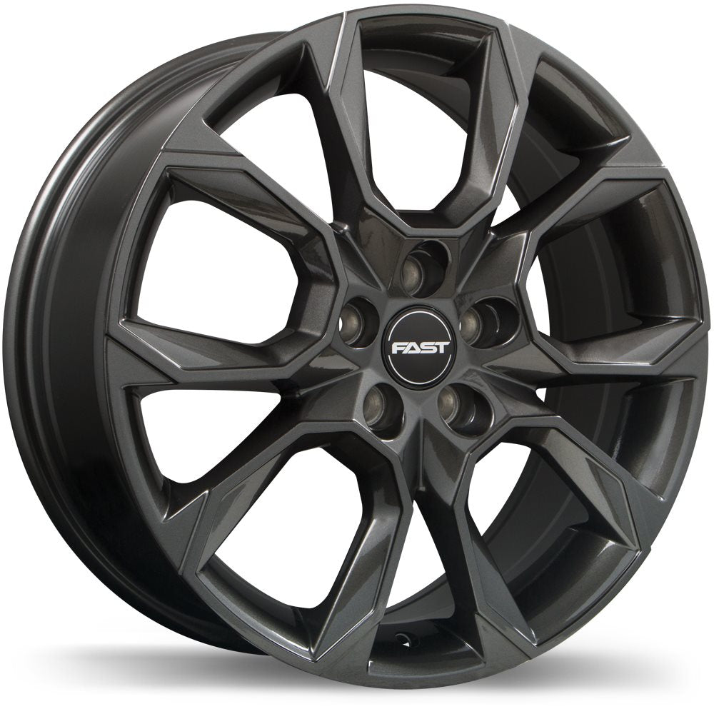 Fast Wheels Aventure 16x6.5 5x114.3mm +45 66.1 Gloss Gunmetal