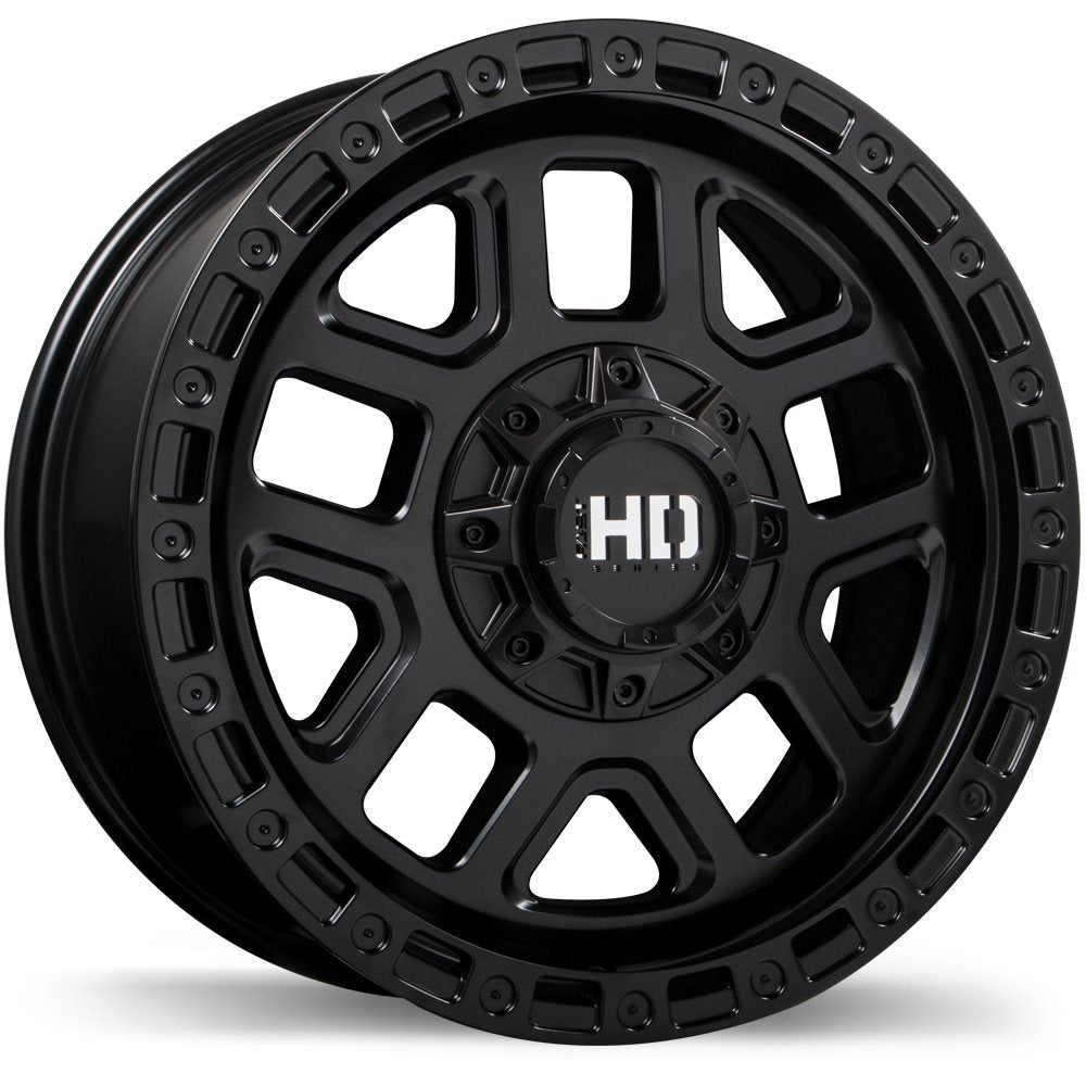 FAST HD SERIES SUMMIT 18X8.0 5X114.3 / 5X127MM +30 72.6 SATIN BLACK - TheWheelShop.ca